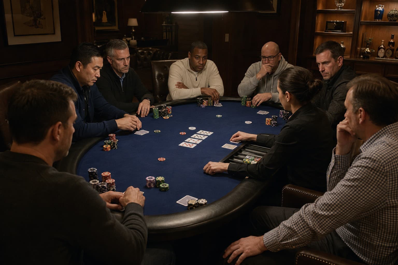A serious table for serious players.